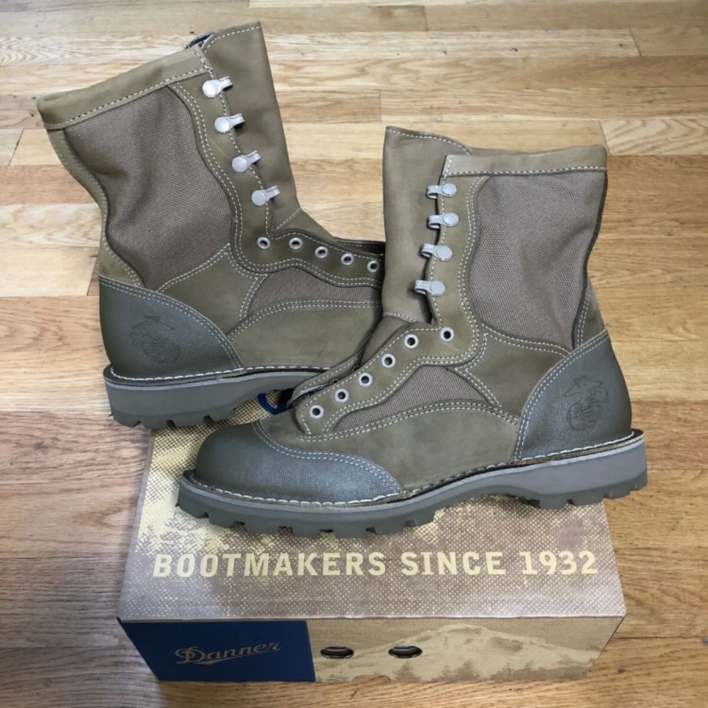 Danner 15660X USMC Desert RAT Temperate Weather Military Boots Mojave 10 W Wide